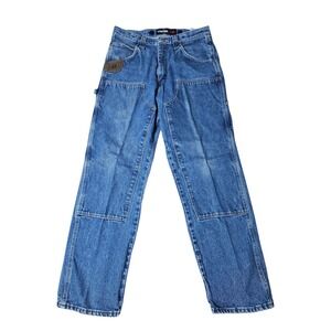 Vintage Wrangler Double Knee Jeans Size 32x32 Riggs Workwear Carpenter Pants 90s